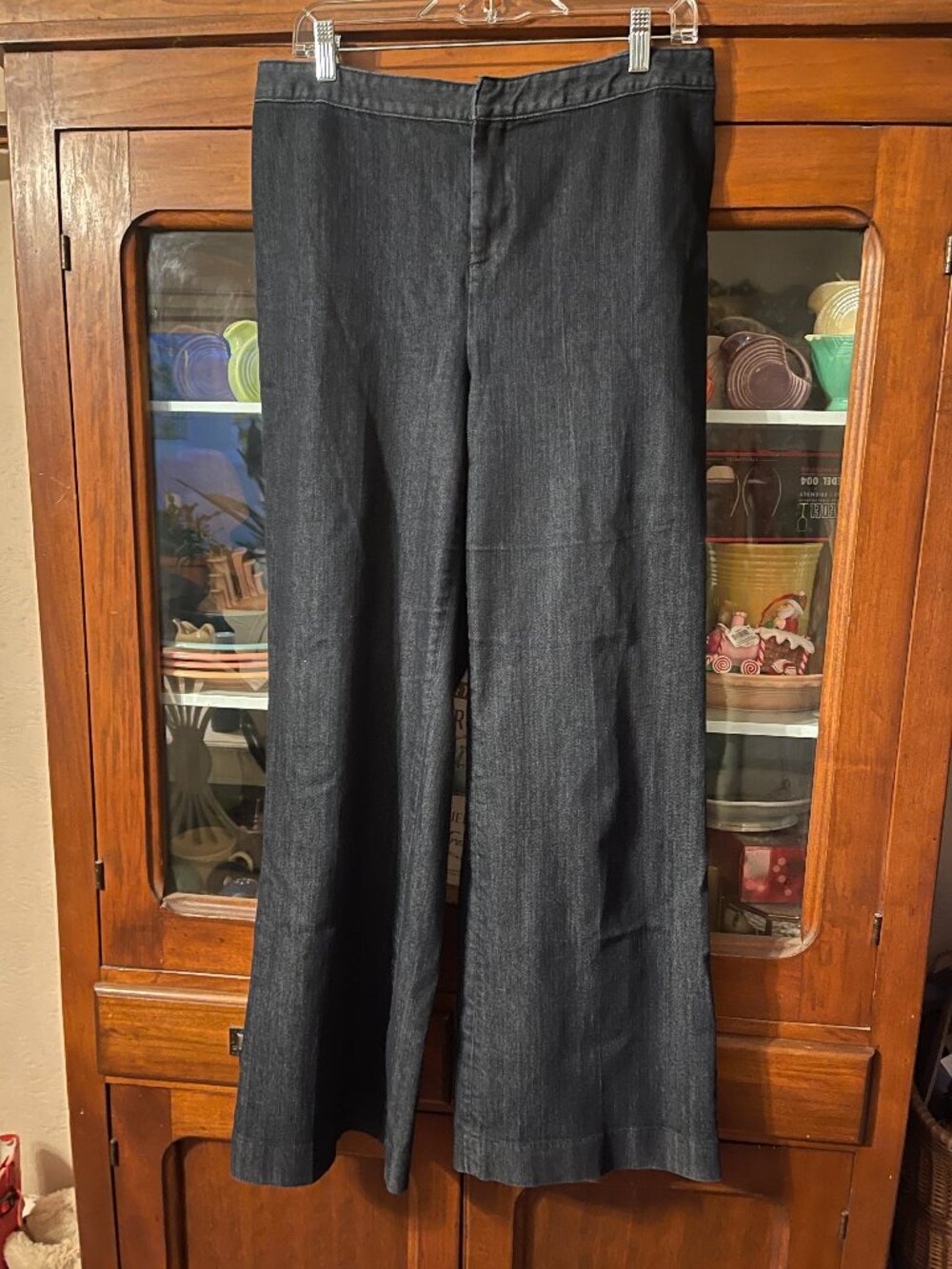 Women's Ellen Wide-Leg Tracy Trouser Jeans-Size 10